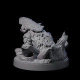 Predatory Bulette Hunter C Miniature for Dungeons and Dragons, Pathfinder or other TTRPGs