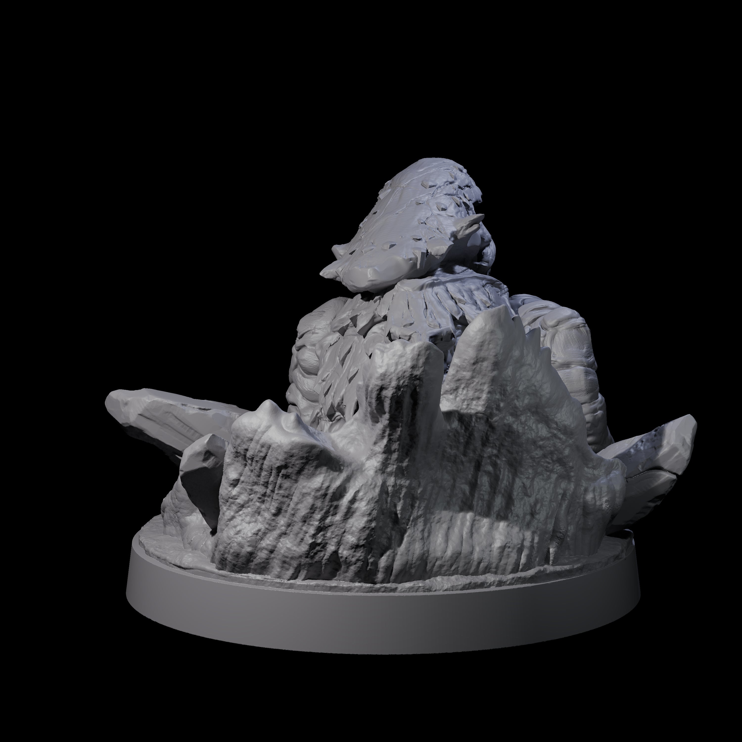 Predatory Bulette Hunter C Miniature for Dungeons and Dragons, Pathfinder or other TTRPGs