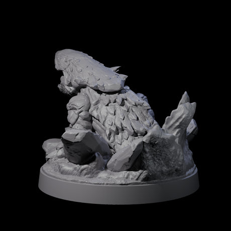 Predatory Bulette Hunter C Miniature for Dungeons and Dragons, Pathfinder or other TTRPGs