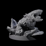 Predatory Bulette Hunters Miniature for Dungeons and Dragons, Pathfinder or other TTRPGs