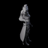Prepared Dragon Guard Dueler Miniature for Dungeons and Dragons, Pathfinder or other TTRPGs