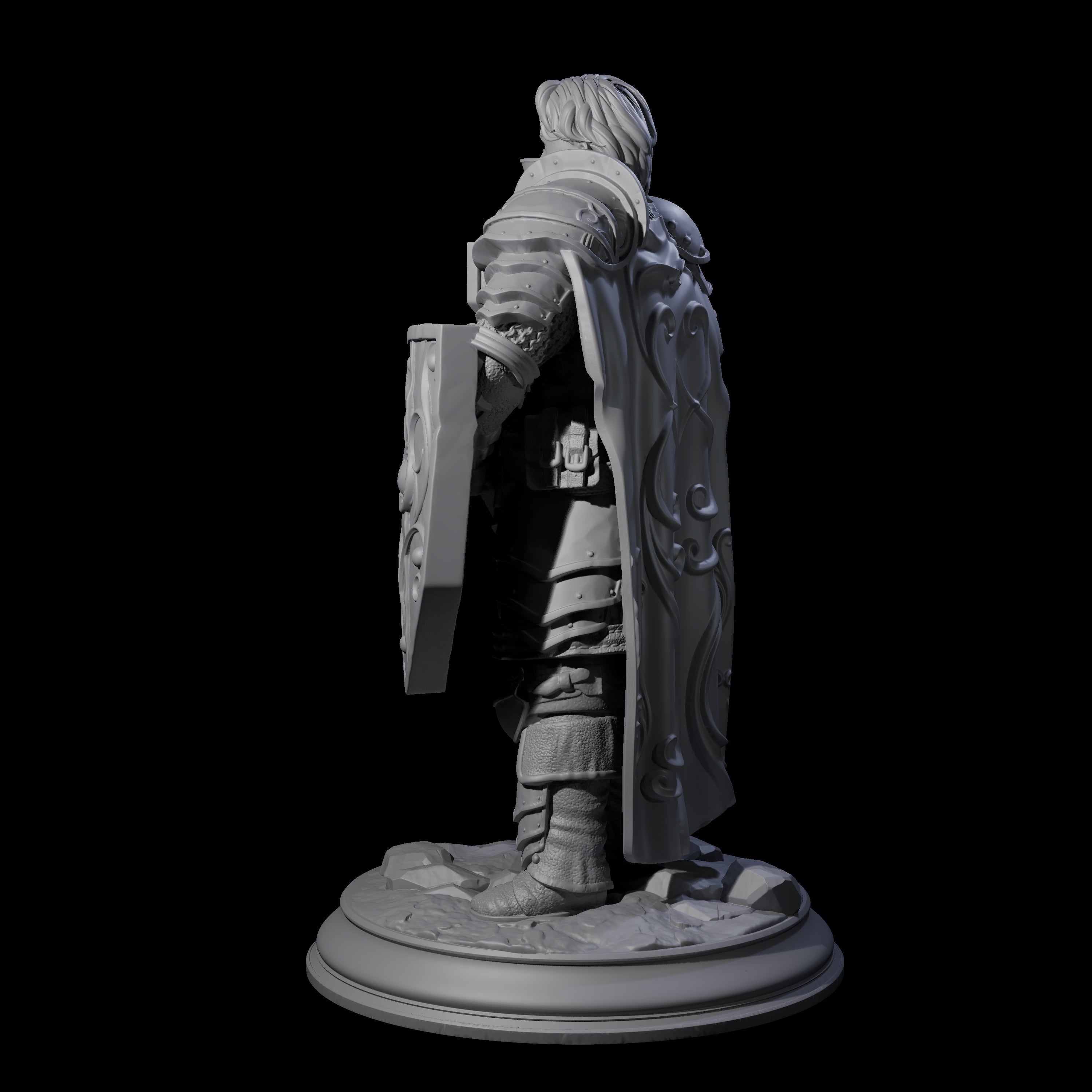 Prepared Young Knight Miniature for Dungeons and Dragons, Pathfinder or other TTRPGs