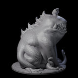 Pretty Dumb Froghemoth Behemoth Miniature for Dungeons and Dragons, Pathfinder or other TTRPGs