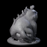 Pretty Dumb Froghemoth Behemoth Miniature for Dungeons and Dragons, Pathfinder or other TTRPGs