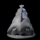 Pretty Dumb Froghemoth Behemoth Miniature for Dungeons and Dragons, Pathfinder or other TTRPGs
