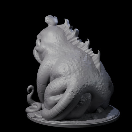 Pretty Dumb Froghemoth Behemoth Miniature for Dungeons and Dragons, Pathfinder or other TTRPGs