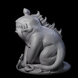Pretty Dumb Froghemoth Behemoth Miniature for Dungeons and Dragons, Pathfinder or other TTRPGs