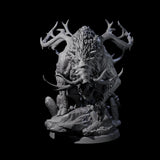 Primal Forest Beast of the Green Wastes A Miniature for Dungeons and Dragons, Pathfinder or other TTRPGs
