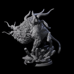 Primal Forest Beast of the Green Wastes B Miniature for Dungeons and Dragons, Pathfinder or other TTRPGs