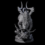 Primal Forest Beast of the Green Wastes C Miniature for Dungeons and Dragons, Pathfinder or other TTRPGs