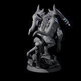Primal Forest Beast of the Green Wastes D Miniature for Dungeons and Dragons, Pathfinder or other TTRPGs