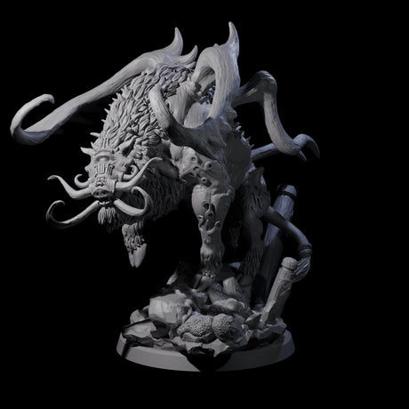 Primal Forest Beast of the Green Wastes D Miniature for Dungeons and Dragons, Pathfinder or other TTRPGs
