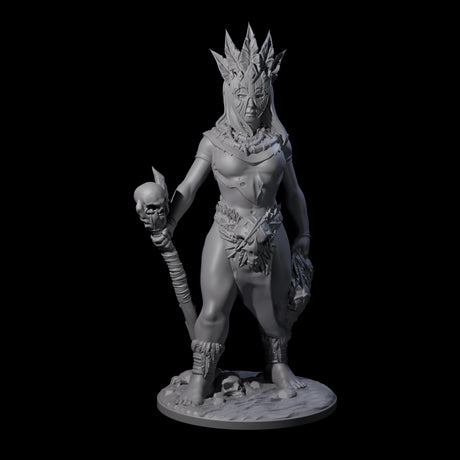 Primal Human Ritualist Miniature for Dungeons and Dragons, Pathfinder or other TTRPGs