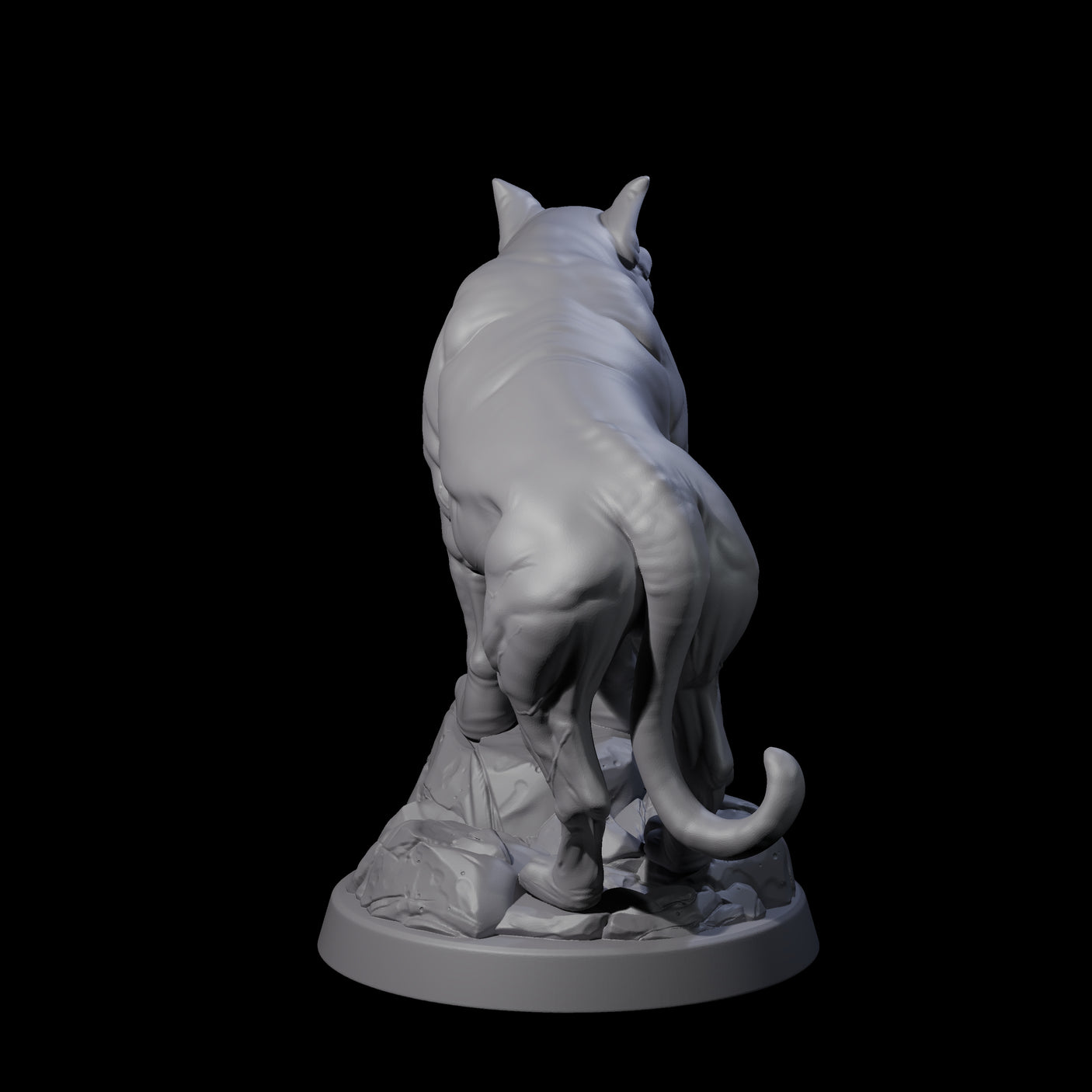 Primal Sabertooth Predator Miniature for Dungeons and Dragons, Pathfinder or other TTRPGs