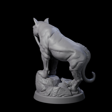 Primal Sabertooth Predator Miniature for Dungeons and Dragons, Pathfinder or other TTRPGs