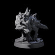 Primordial Direwolf B Miniature for Dungeons and Dragons, Pathfinder or other TTRPGs