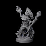 Proclaiming Myconid Herald Miniature for Dungeons and Dragons, Pathfinder or other TTRPGs
