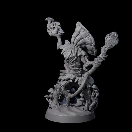 Proclaiming Myconid Herald Miniature for Dungeons and Dragons, Pathfinder or other TTRPGs