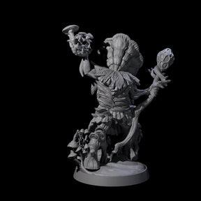 Proclaiming Myconid Herald Miniature for Dungeons and Dragons, Pathfinder or other TTRPGs