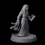 Proselytising Nun Miniature for Dungeons and Dragons, Pathfinder or other TTRPGs