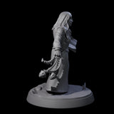 Proselytising Nun Miniature for Dungeons and Dragons, Pathfinder or other TTRPGs