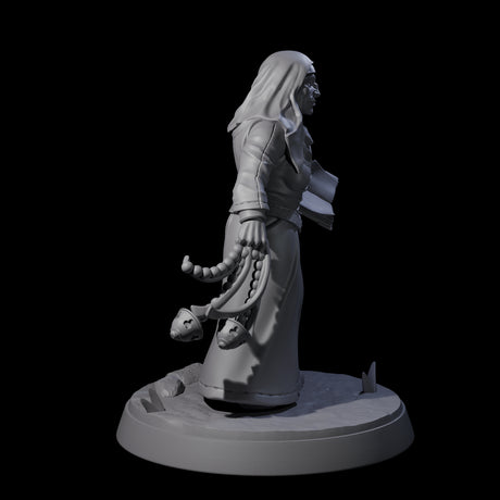 Proselytising Nun Miniature for Dungeons and Dragons, Pathfinder or other TTRPGs