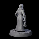 Proselytising Nun Miniature for Dungeons and Dragons, Pathfinder or other TTRPGs
