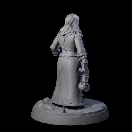 Proselytising Nun Miniature for Dungeons and Dragons, Pathfinder or other TTRPGs
