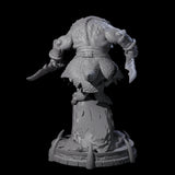 Protective Saurian Warrior A Miniature for Dungeons and Dragons, Pathfinder or other TTRPGs