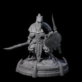 Protective Saurian Warrior G Miniature for Dungeons and Dragons, Pathfinder or other TTRPGs