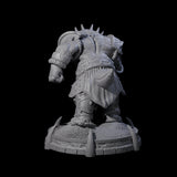 Protective Saurian Warrior K Miniature for Dungeons and Dragons, Pathfinder or other TTRPGs