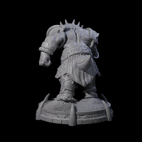 Protective Saurian Warrior K Miniature for Dungeons and Dragons, Pathfinder or other TTRPGs