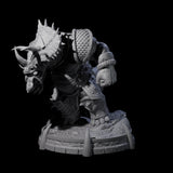 Protective Saurian Warrior K Miniature for Dungeons and Dragons, Pathfinder or other TTRPGs