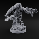 Protective Ursine Knight Miniature for Dungeons and Dragons, Pathfinder or other TTRPGs