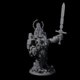 Prothletising Human Tech-Bishop Miniature for Dungeons and Dragons, Pathfinder or other TTRPGs