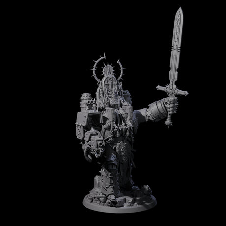 Prothletising Human Tech-Bishop Miniature for Dungeons and Dragons, Pathfinder or other TTRPGs