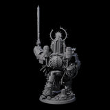 Prothletising Human Tech-Bishop Miniature for Dungeons and Dragons, Pathfinder or other TTRPGs