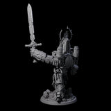 Prothletising Human Tech-Bishop Miniature for Dungeons and Dragons, Pathfinder or other TTRPGs