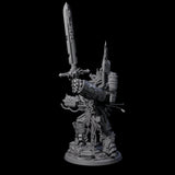 Prothletising Human Tech-Bishop Miniature for Dungeons and Dragons, Pathfinder or other TTRPGs