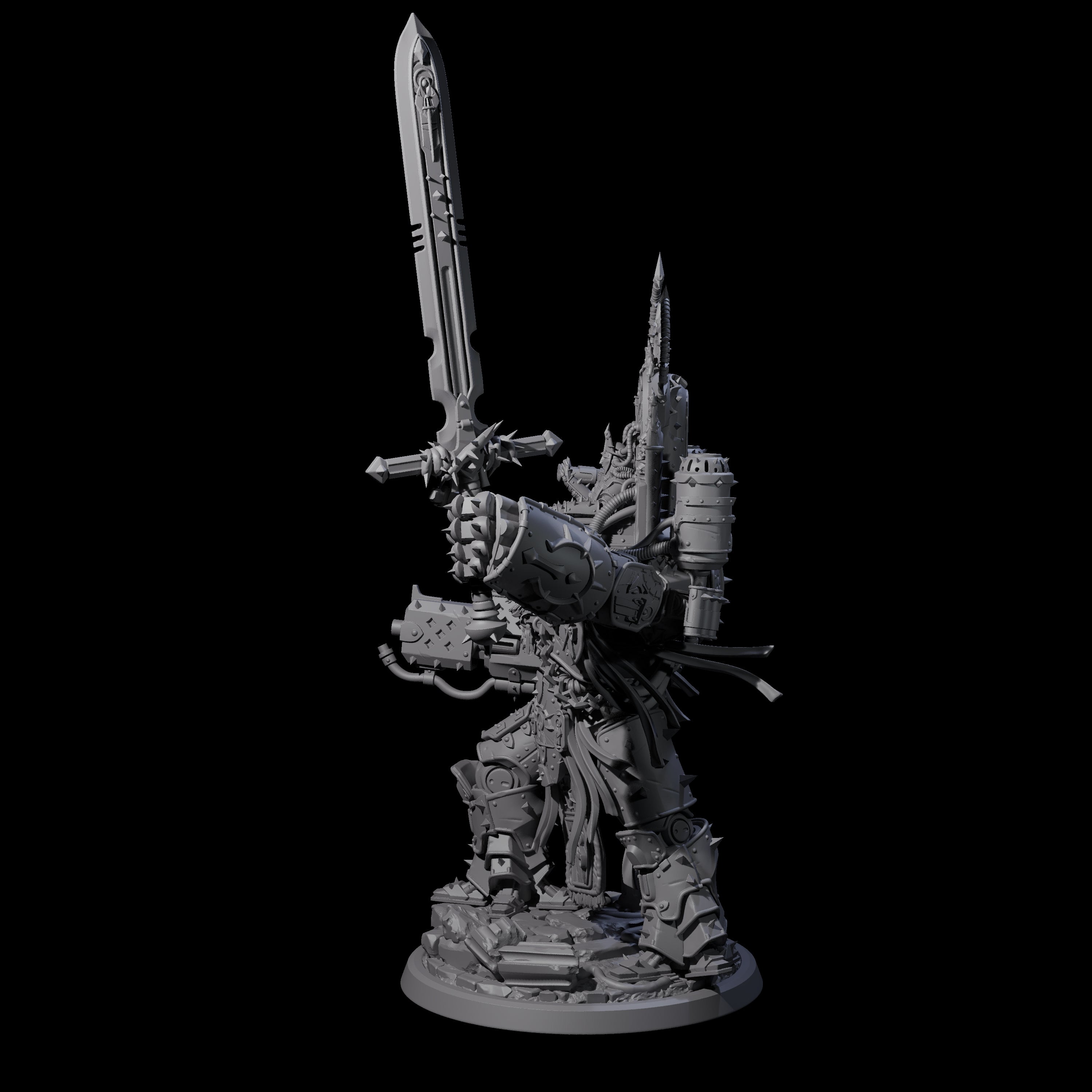 Prothletising Human Tech-Bishop Miniature for Dungeons and Dragons, Pathfinder or other TTRPGs