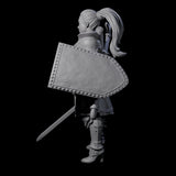 Proud Armoured Townsguard Miniature for Dungeons and Dragons, Pathfinder or other TTRPGs