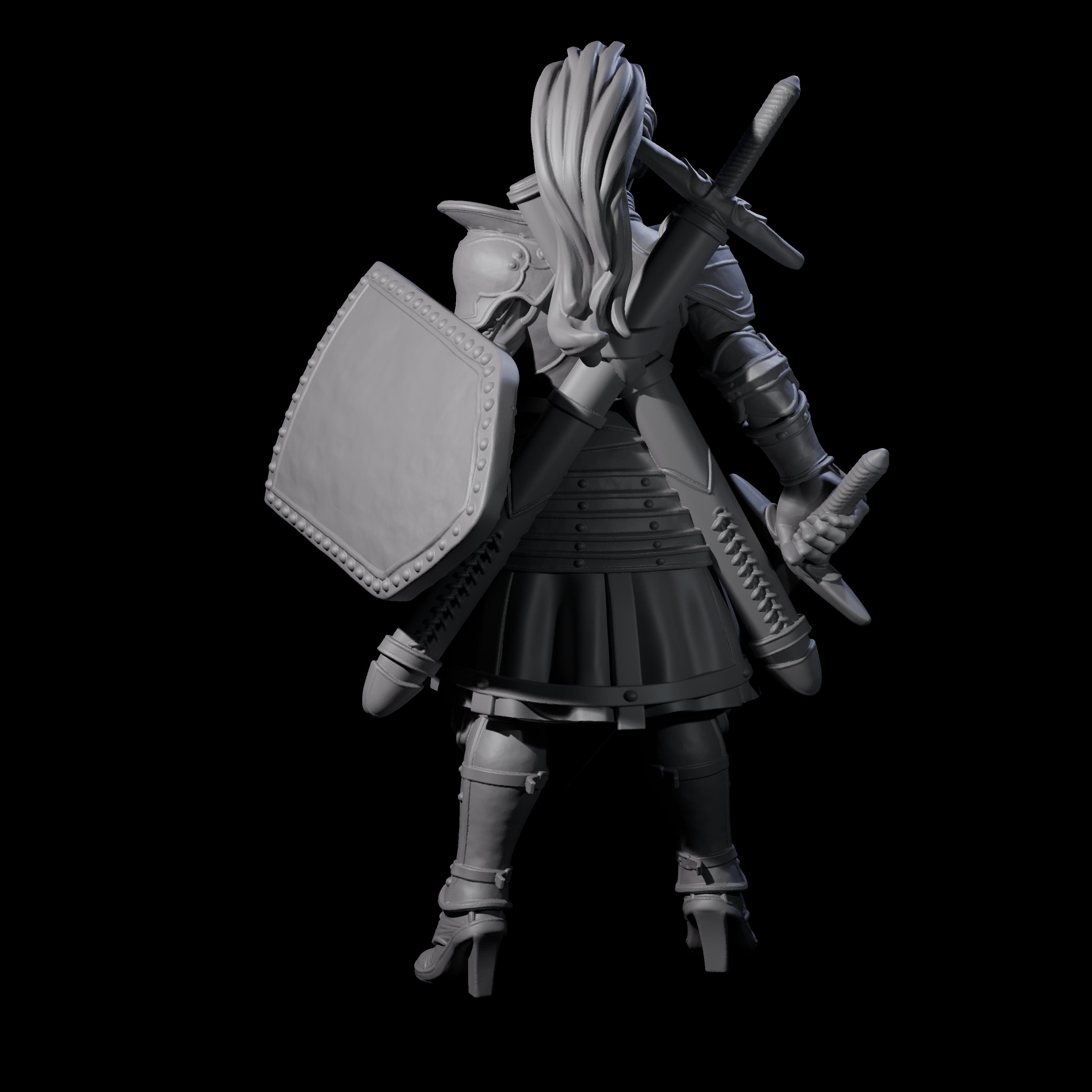 Proud Armoured Townsguard Miniature for Dungeons and Dragons, Pathfinder or other TTRPGs