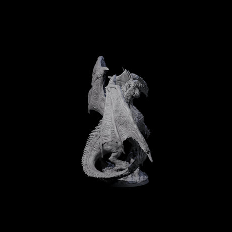 Proud Chromatic Dragon Miniature for Dungeons and Dragons, Pathfinder or other TTRPGs