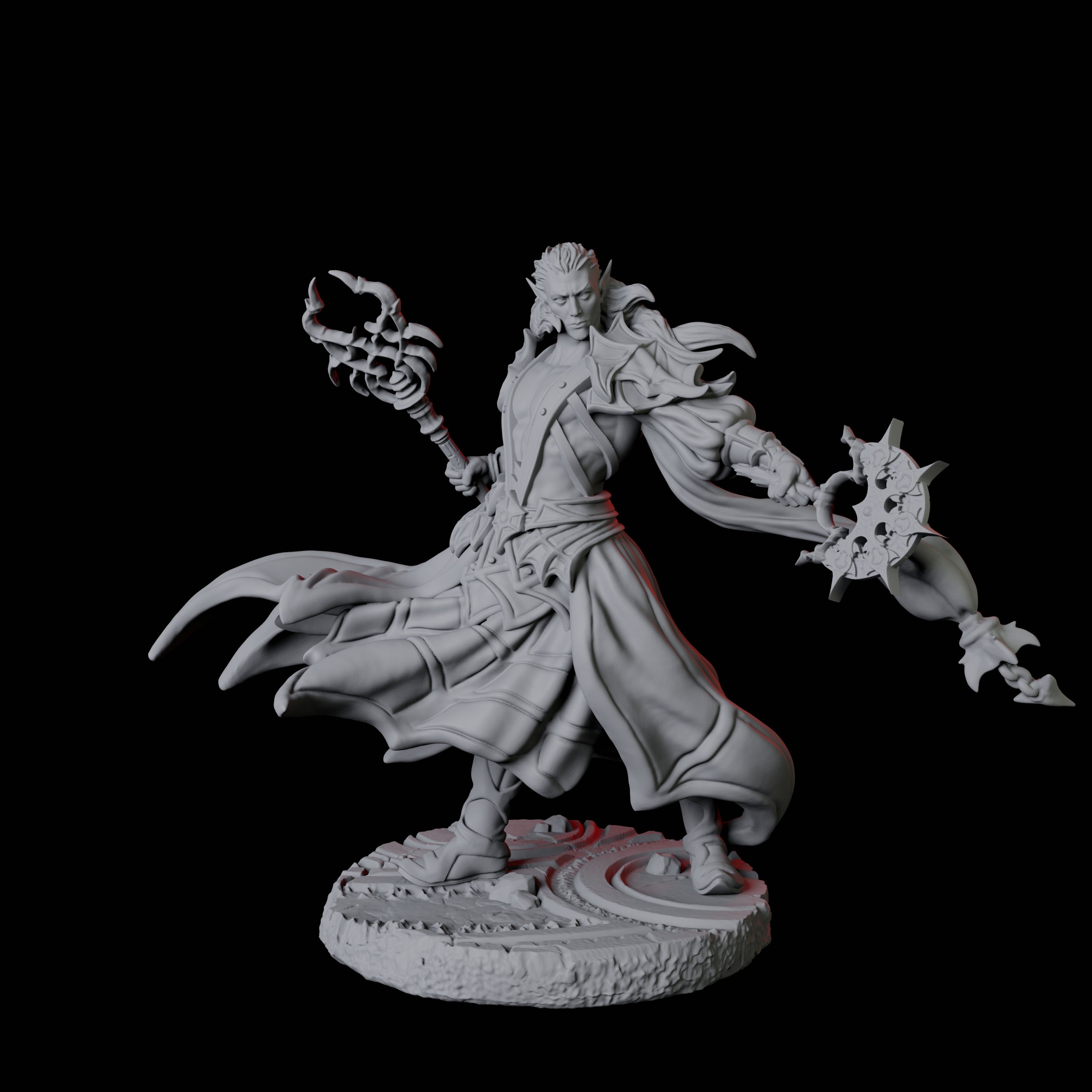 Proud Cleric B Miniature for Dungeons and Dragons, Pathfinder or other TTRPGs