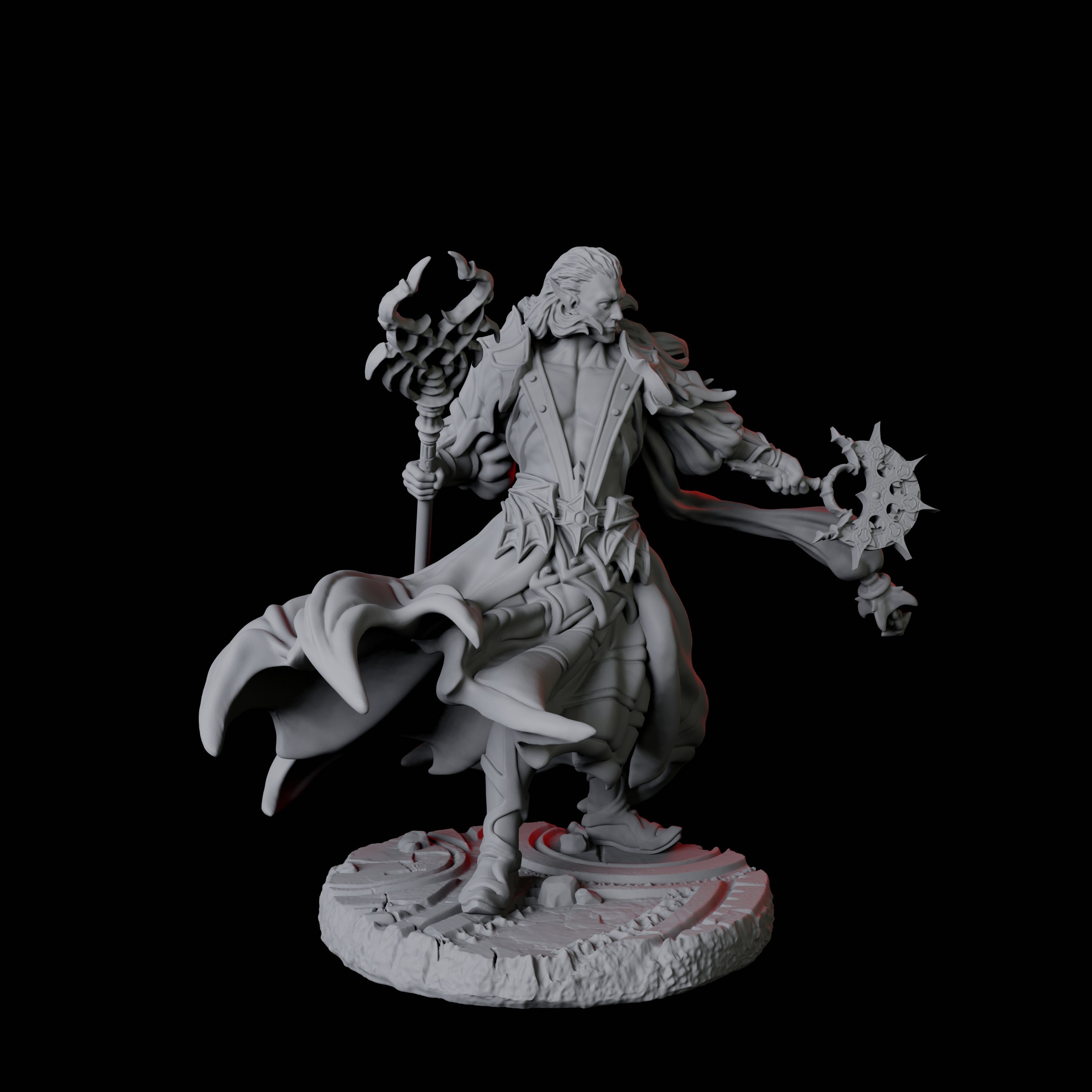Proud Cleric B Miniature for Dungeons and Dragons, Pathfinder or other TTRPGs
