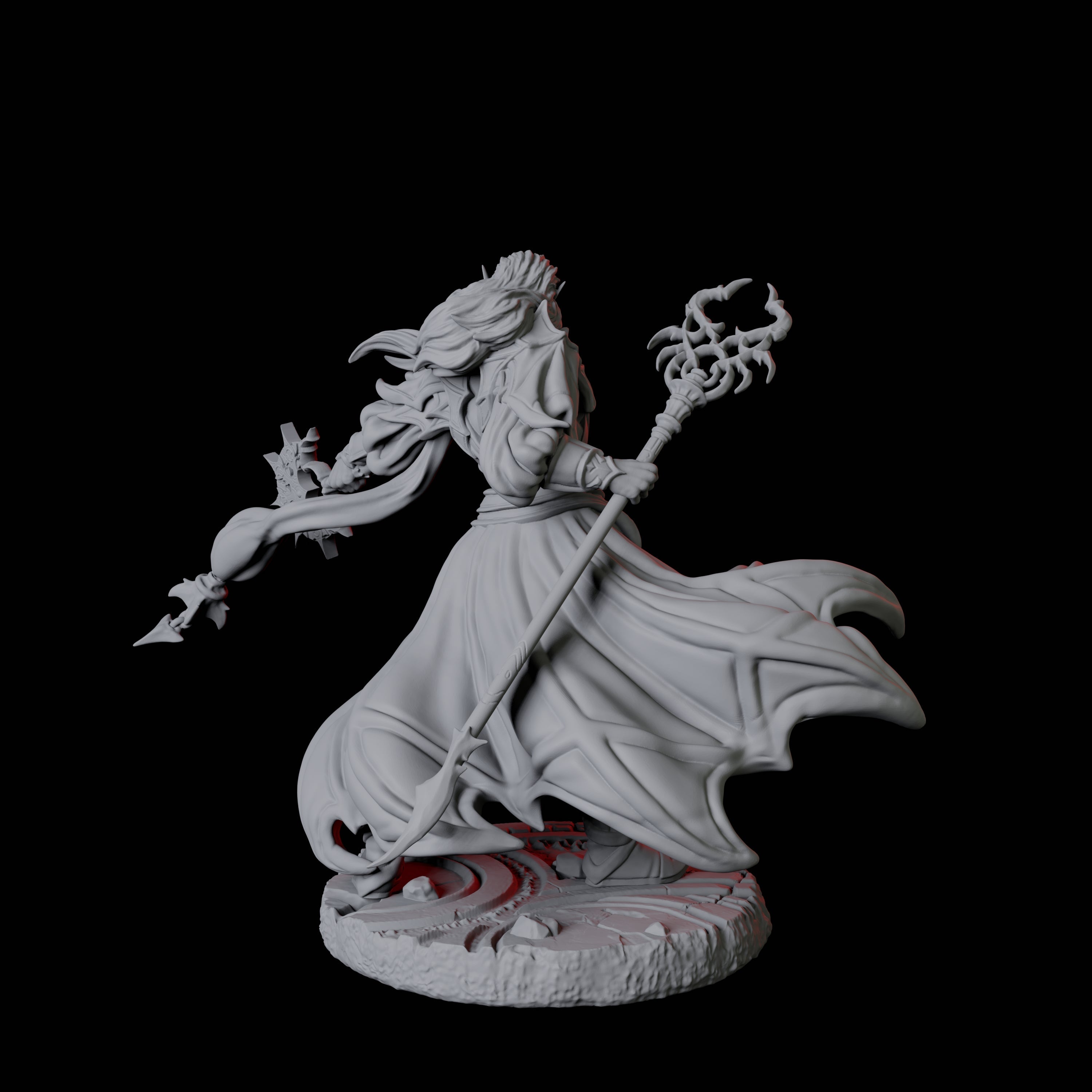 Proud Cleric B Miniature for Dungeons and Dragons, Pathfinder or other TTRPGs