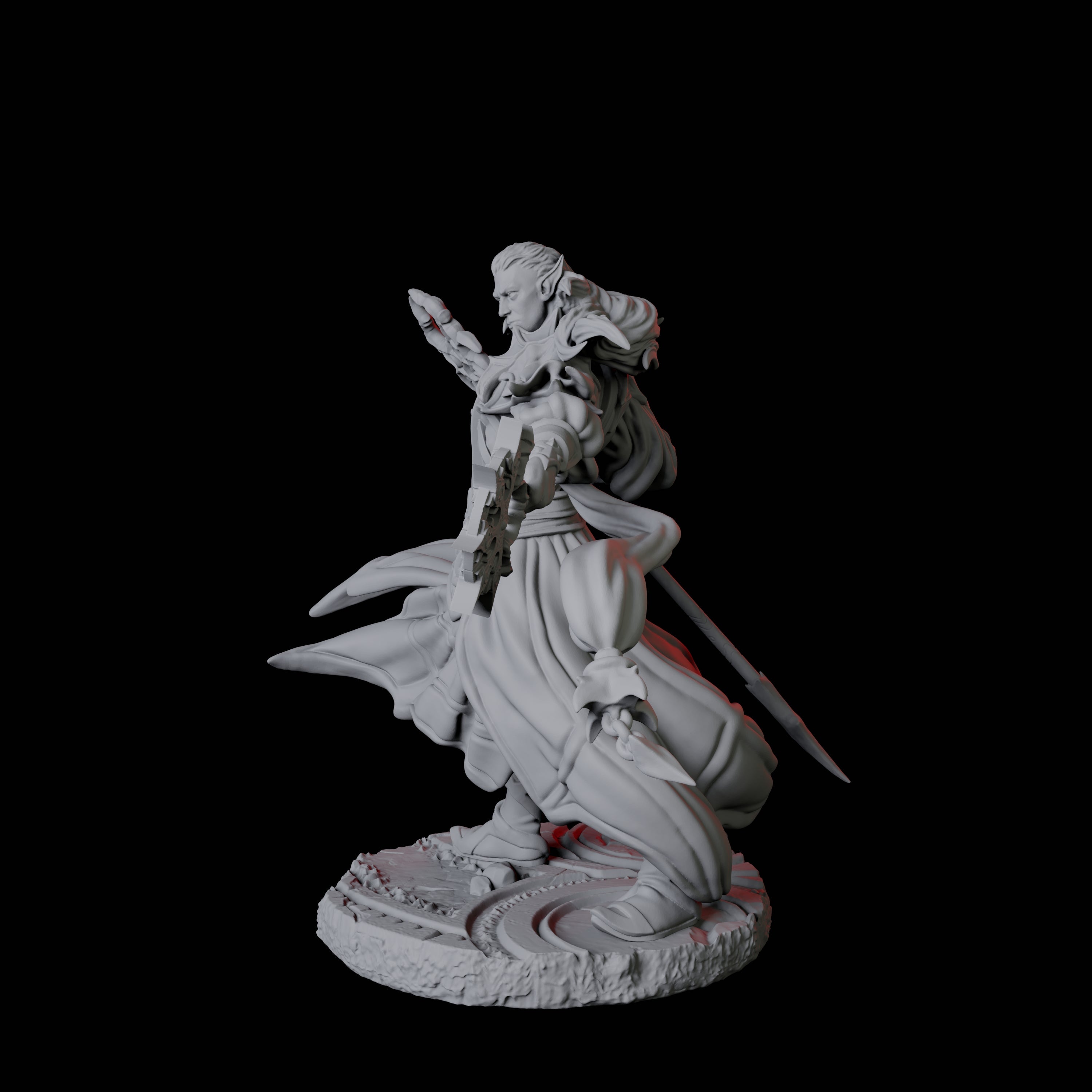 Proud Cleric B Miniature for Dungeons and Dragons, Pathfinder or other TTRPGs