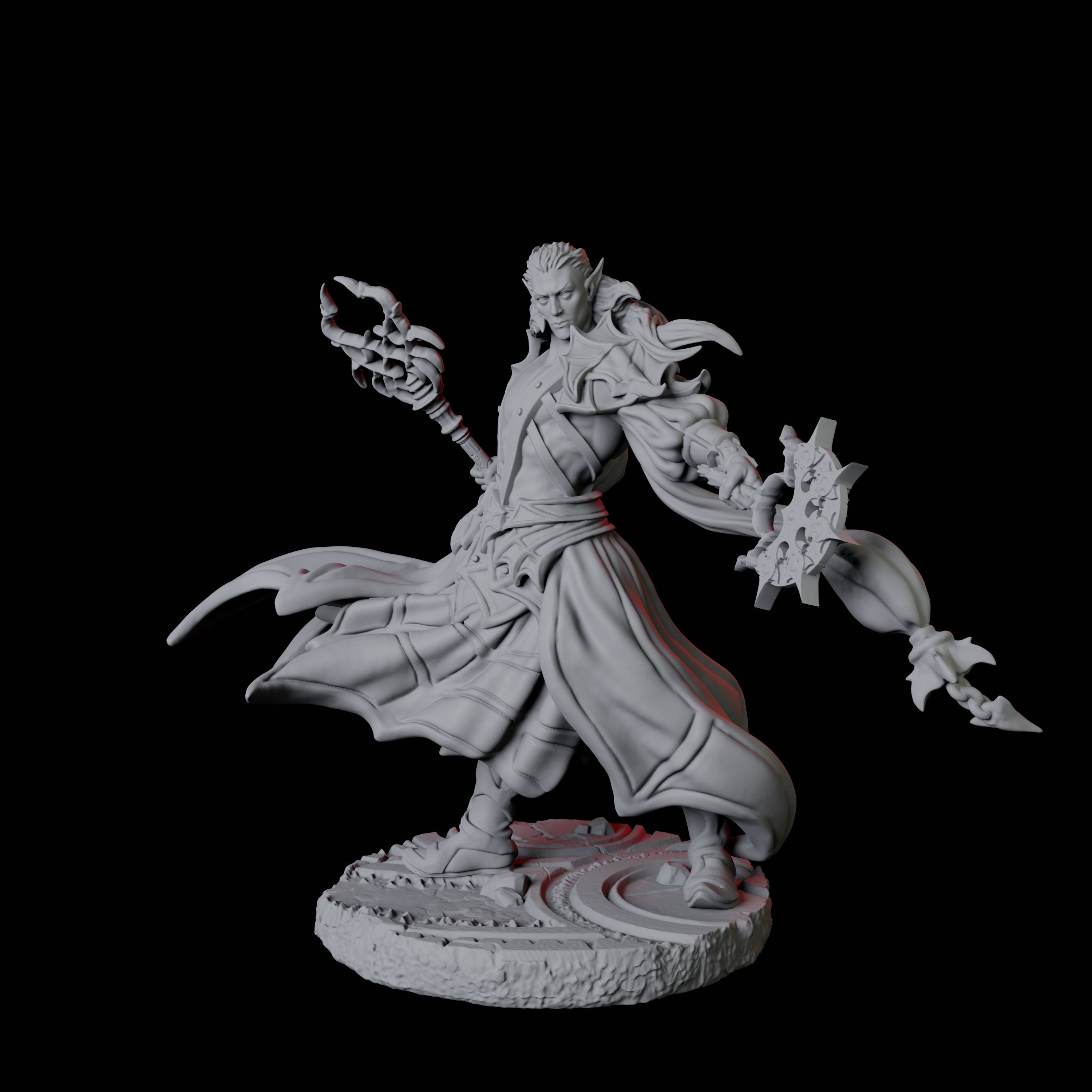 Proud Cleric B Miniature for Dungeons and Dragons, Pathfinder or other TTRPGs