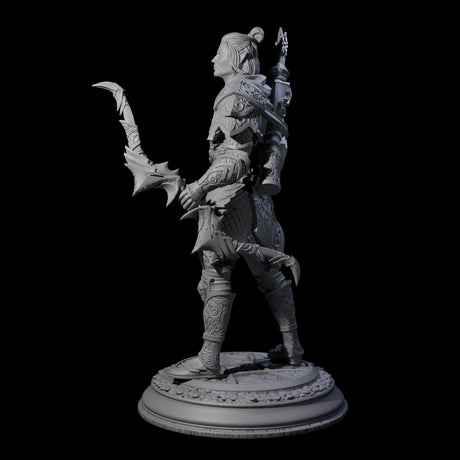 Proud Elf Hunter Miniature for Dungeons and Dragons, Pathfinder or other TTRPGs