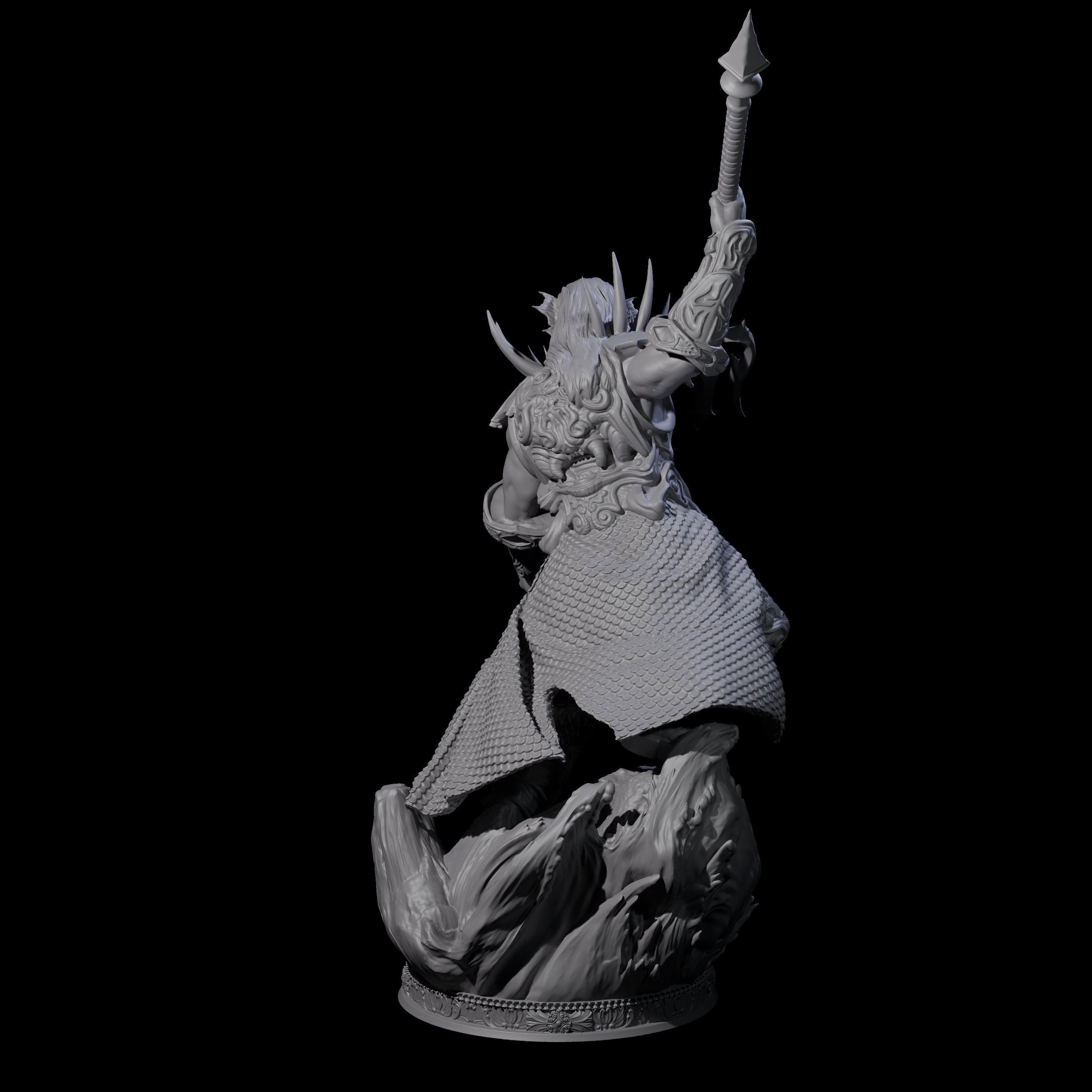 Proud Sea Elf Warrior Miniature for Dungeons and Dragons, Pathfinder or other TTRPGs